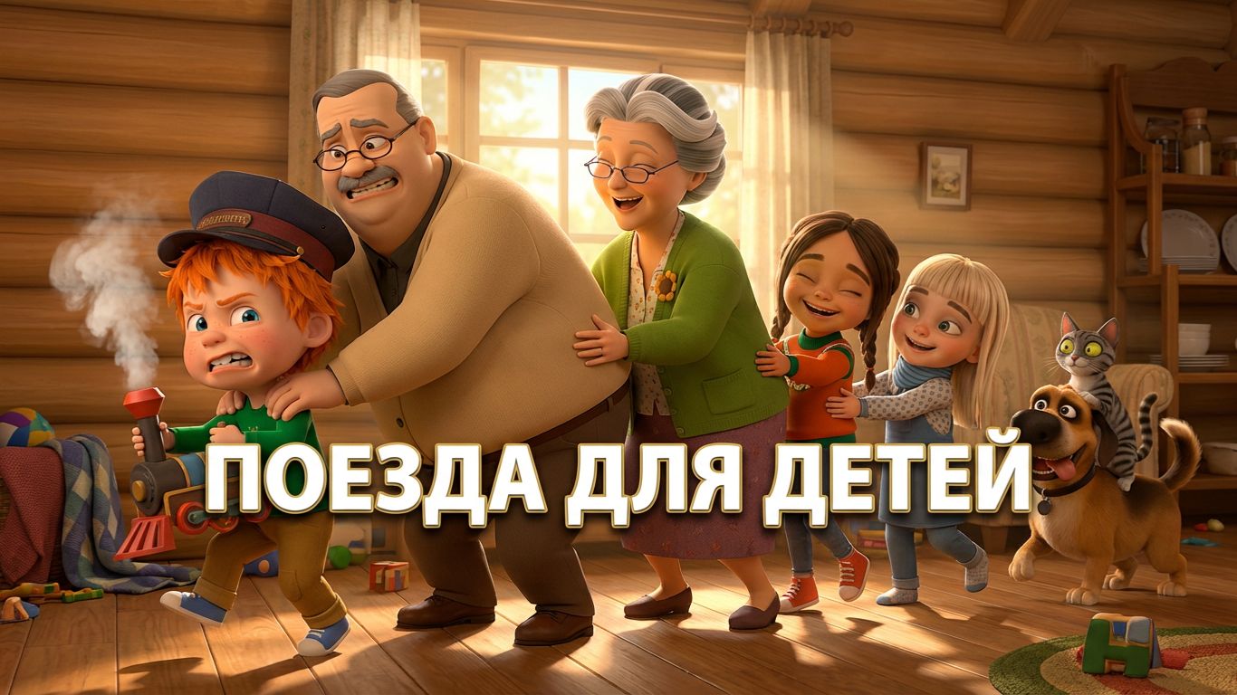 ПОЕЗДА для детей | Звуки поездов, виды железнодорожного транспорта, локомотивы и вагоны | смотреть онлайн