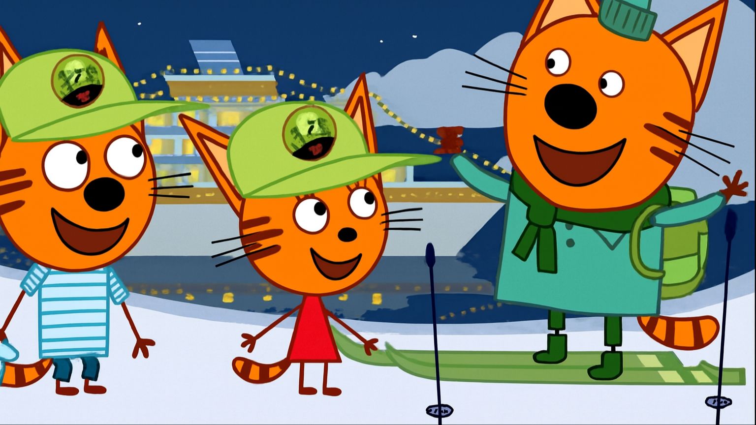 Три Кота — Мультфильм для Детей | Большое Путешествие | Три Кота Мультик Смотреть | Развивающая Игра смотреть онлайн