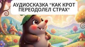 «КАК КРОТ ПРЕОДОЛЕЛ СТРАХ» АУДИОСКАЗКА