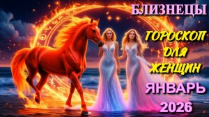 Близнецы. Гороскоп для женщин на январь 2026 года.