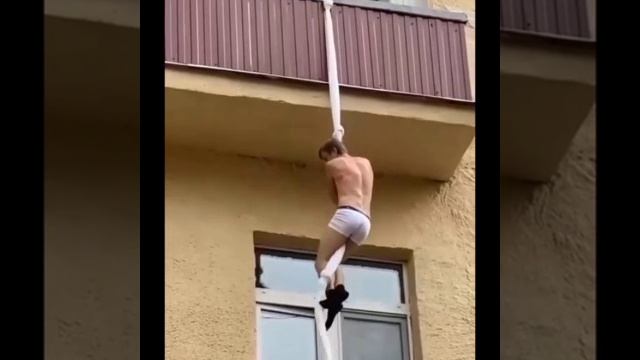 Треш в балконах смотреть онлайн