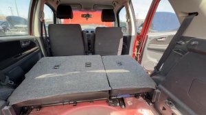 Suzuki Sx4 Hatchback : How to Fold Down the Rear Seats