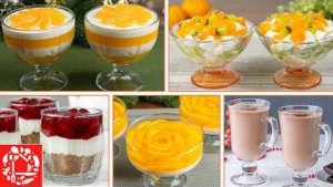 5 шикарных Новогодних ДЕСЕРТОВ Без выпечки за 15 минут🔥.  Новогоднее меню 2026