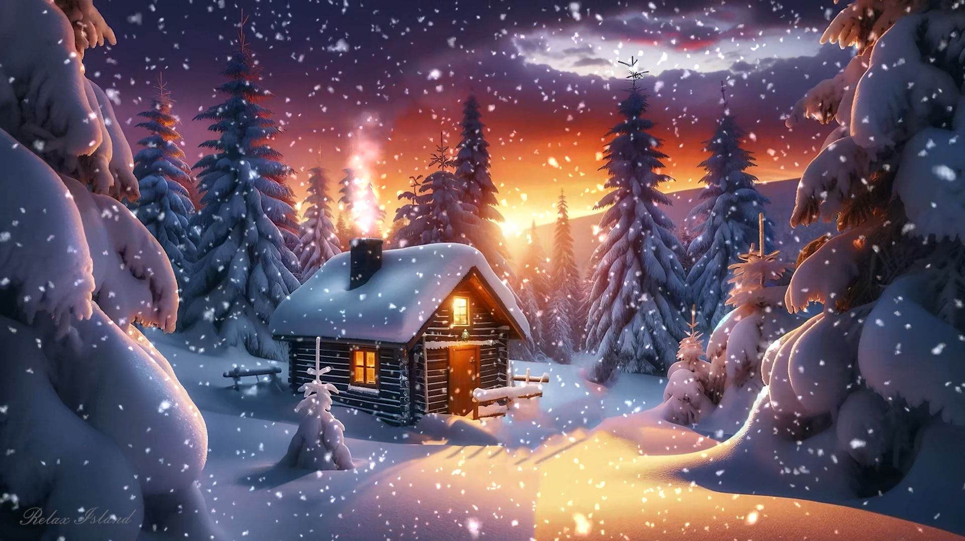 БЕЗУМНО КРАСИВАЯ УСПОКАИВАЮЩАЯ МУЗЫКА ДЛЯ СНА 🎵 РАССЛАБЛЯЮЩАЯ МУЗЫКА ДЛЯ ДУШИ И ЗВУКИ ЛЕСА ЗИМОЙ смотреть онлайн