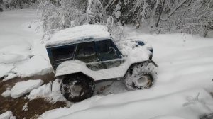 Чиним УАЗ в лесу на коленке! Тяжёлый зимний металлокоп.