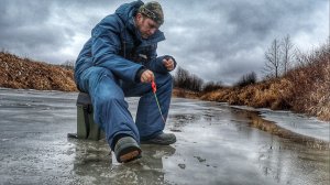 ПЕРВЫЙ ЛЕД В ДЕКАБРЕ НА БЕЗМОТЫЛКУ! СТАИ РЫБЫ КИШАТ ПОДО ЛЬДОМ!