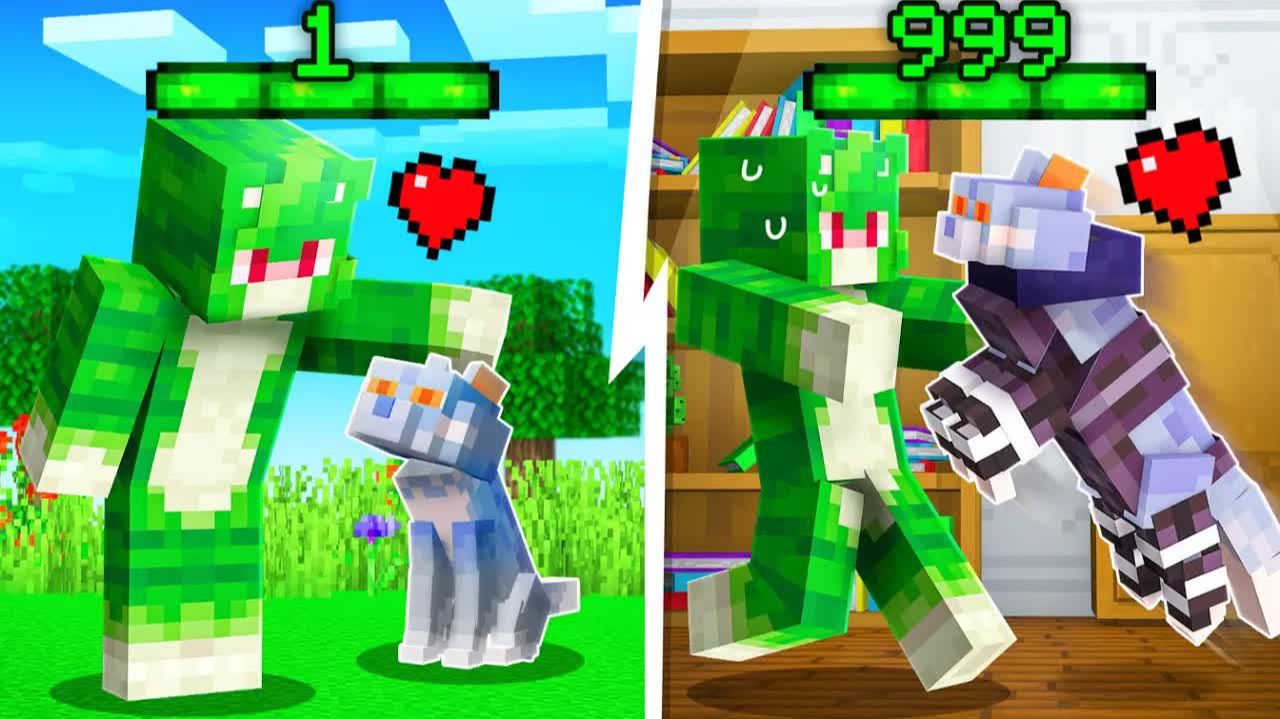 😨 Майнкрафт но ЖИЗНЬ КОТА от Рождения До Смерти! смотреть онлайн