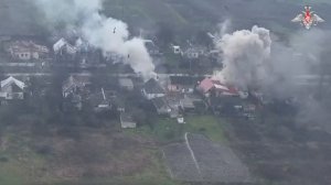 Кадры нанесения ударов по Гуляй-полю