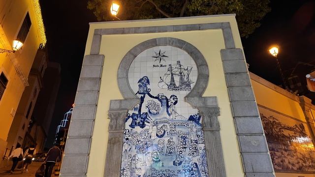 Главные достопримечательности Макао с вечерней подсветкой. Прохожу Китай