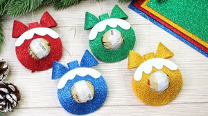 Новогодний сюрприз. Новогодняя поделка с кофетой