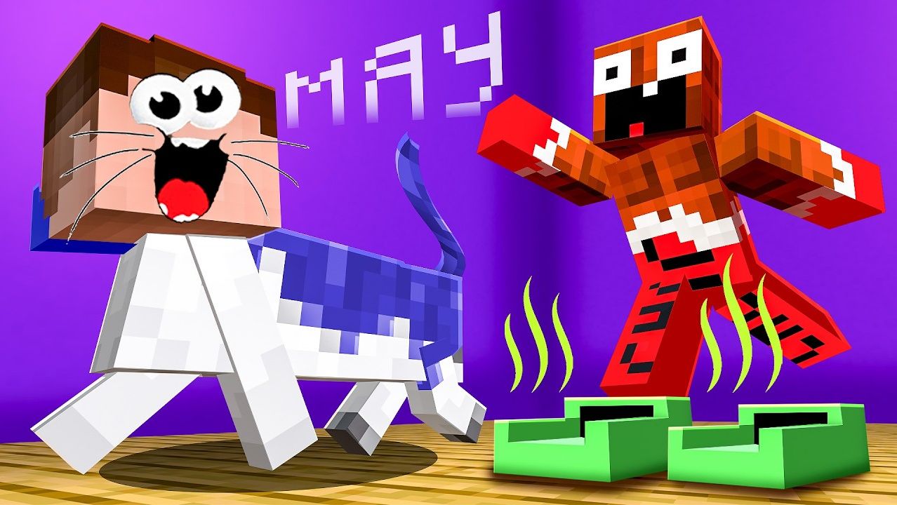 🤣 ДРУГ НЕ ЗНАЛ ЧТО Я КОТ И ПОПАЛСЯ В МОЮ ЛОВУШКУ В МАЙНКРАФТ! смотреть онлайн