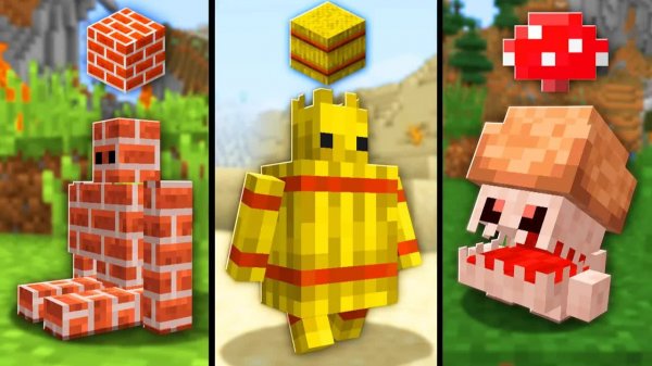 Если Бы Все Блоки Стали Живые в Майнкрафт!