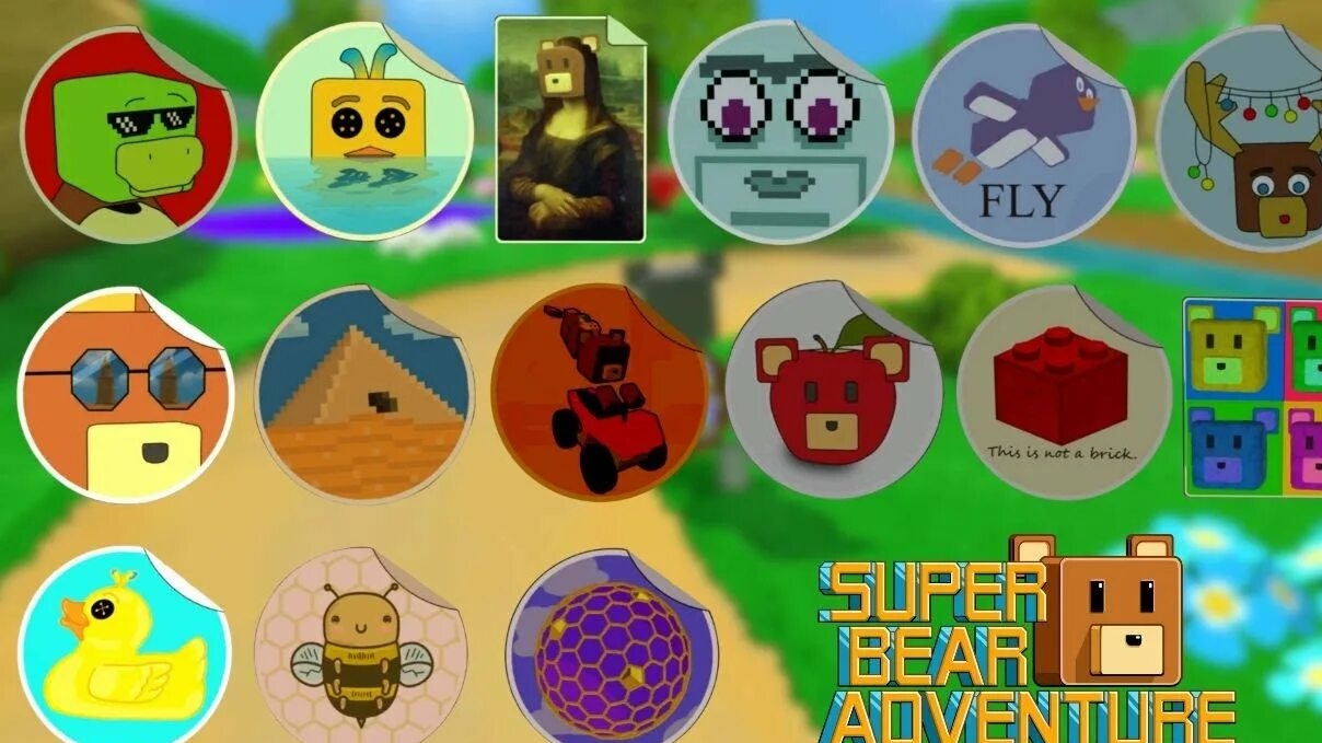 как в супер бэр найти все стикеры смотреть онлайн