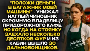 Истории из жизни | МИЛЛИОН за РАЗВЯЗКУ: Как ВОДИТЕЛИ защитили ХОЗЯЙКУ КАФЕ. Аудио рассказы