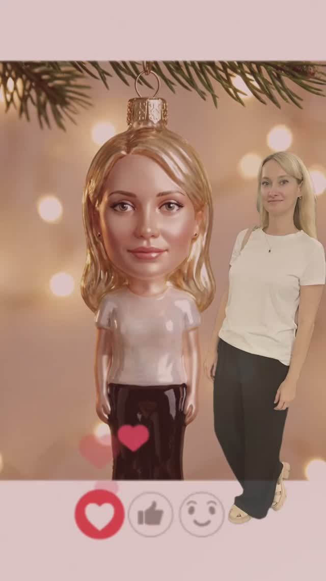 Новогодние игрушки с помощью нейросети