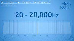 20Гц - 20кГц Аудио тест слышимых частот