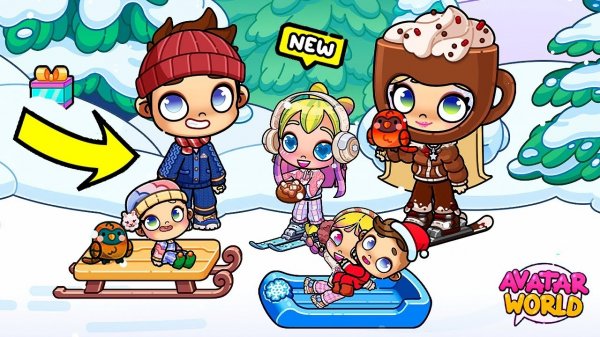 ВСЕ СЕКРЕТЫ 🏂 ГОРНОЛЫЖНЫЙ КУРОРТ  в AVATAR WORLD ИСТОРИЯ 💕 РУТИНА СЕМЬИ ОБНОВЛЕНИЕ СЕКРЕТЫ