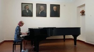 И.С.Бах «Трехголосная инвенция» ре мажор. Исполняет Анна Прокопенко.