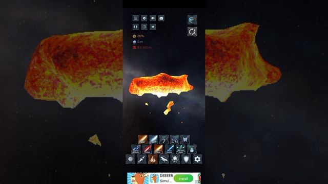 Уничтожаю планету в Solar Sma