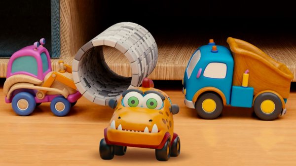 Мультики про машинки 2 часа подряд  Машинки Мокас и аквариум.
