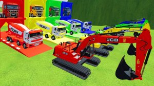 КАТАЕМСЯ ПО КРУТЫМ ТРАССАМ НА ФЕРМЕ - МУЛЬТИКИ ПРО РАЗНОЦВЕТНЫЕ ГРУЗОВИКИ И МАШИНКИ ДЛЯ ДЕТЕЙ 🚜 #2