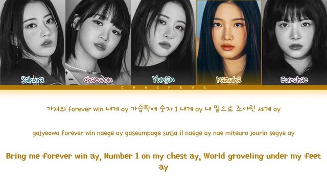 Le sserafim- fearless (2023 ver.) lyrics