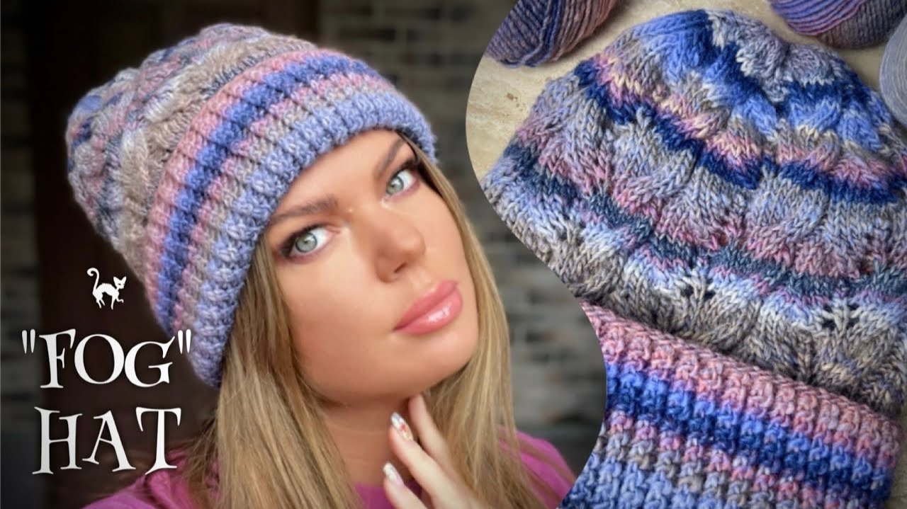 Тренд! Роскошная ШАПКА с отворотом! Так вы еще ТОЧНО не вязали! Amazing knitting hat смотреть онлайн