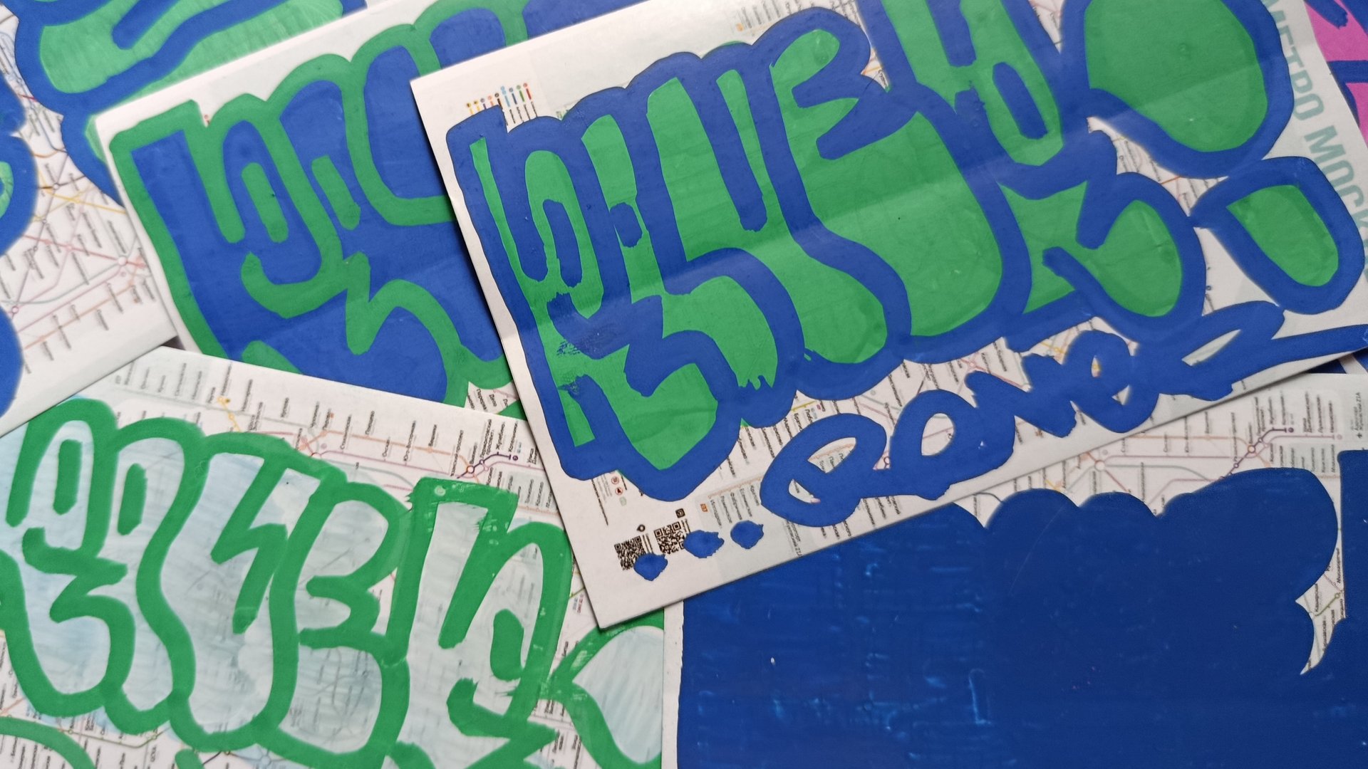 тегинг маркером чëрным