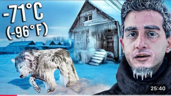 Самая холодная деревня в мире: Оймякон (-71°C). ПЕРЕВОД НА РУССКИЙ