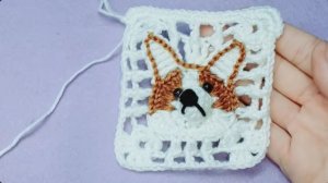 Красивые бабушкины квадратики, связанные крючком #crochet #knitting