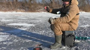 Ловля ПЛОТВЫ зимой на ЧЁРТИКА ! Ловля плотвы с ЭХОЛОТОМ ПРАКТИК!