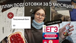 ☑️ ЕГЭ по истории на 80+ баллов: подробный план на 5 месяцев