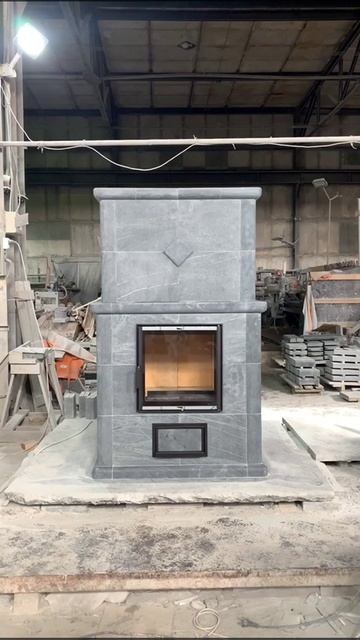 Печь-камин TALKORUS " Хозяйка 25/1630 " — мощь камня, мягкость тепла (талькомагн