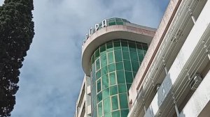 Военный санаторий Аврора зимой.