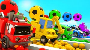 Мультяшки про машинки. Раскрась Звезды и Пой Песенку. Детские Песенки. Мультяшки для детей и малышей