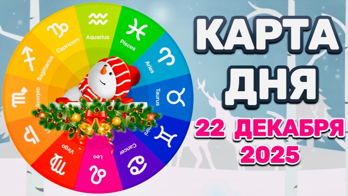"КАРТА ДНЯ" на 22 ДЕКАБРЯ 2025 года (Оракул ЛЕНОРМАН)!!! смотреть онлайн
