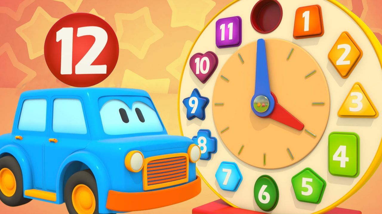 ️Изучаем ЧАСЫ в новом сборнике мультфильмов: Умные машинки смотреть онлайн