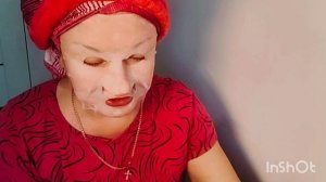 Делаю омолаживающую маску перед торжеством👍😊