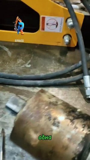 Гидробур, гидровращатель миниэксковатора Rippa R15. Устройство.