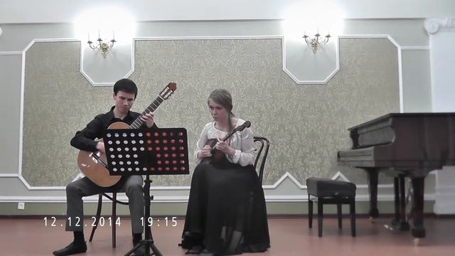 Erik Satie - Gnossienne №2. Исп.: Анастасия Ануфриева и Денис Карпиков