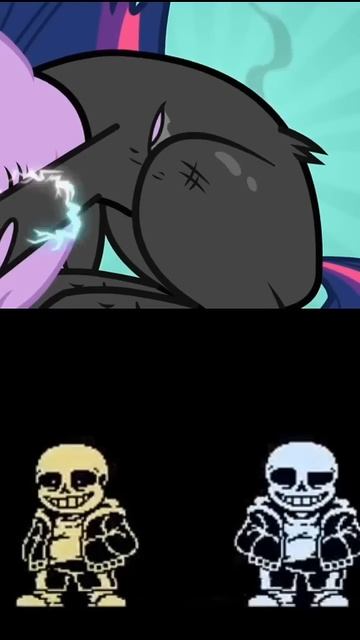 Twilight Sparkle Time Paradox Edit #mlp #timeparadox #sans #meme #twilightsparkle #pony #megalovania