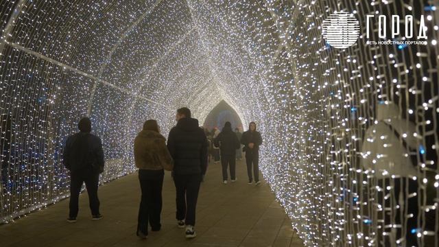 Новогодний Парк Галицкого в Краснодаре смотреть онлайн