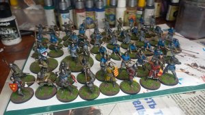 Покрас армии миниатюр с нуля, массовый