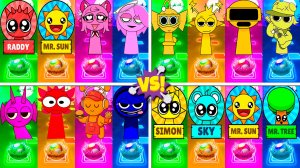 ВСЕ СПРУНКИ МЕГАМИКС 153-156 уровни - Мультики про Спрунке | МУЛЬТФИЛЬМЫ SPRUNKI в Tiles Hop