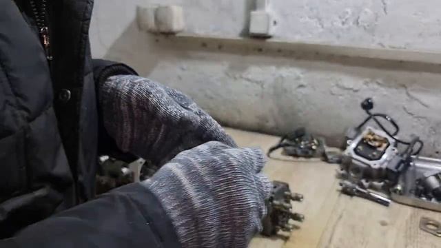 Паджеро 3 4м41 заглох на ходу. Дефектовка ТНВД из Саудовской Аравии.