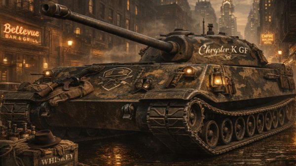 Chrysler K GF - Позиционно хорош - всё остальное, так себе))) #whinemachine #worldoftanks #миртанков