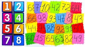 Числа для Детей! Учимся Считать до 100!