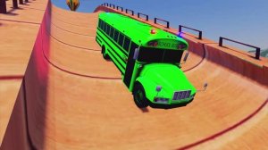 МУЛЬТИКИ ПРО МАШИНКИ: полицейская машина на городской улице.