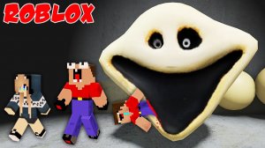 2 НУБА и ДЕВУШКА ПРО ДЕЛАЮТ ПОБЕГ ИЗ ТЮРЬМЫ ГОЛОДНОГО ЧЕРВЯ В РОБЛОКС! | Глазастая Морда Minecraft