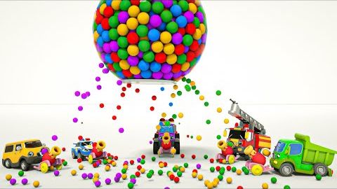 Изучайте цвета с помощью Color Balls Machine — коллекция видео о цветах смотреть онлайн